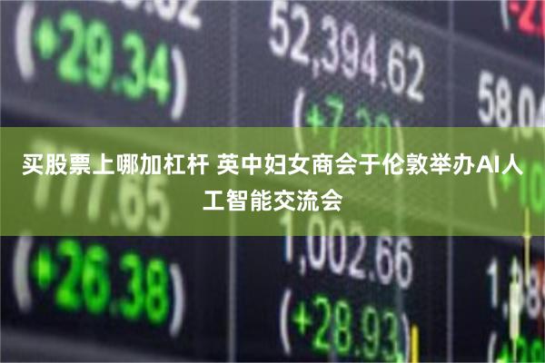 买股票上哪加杠杆 英中妇女商会于伦敦举办AI人工智能交流会