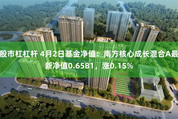 股市杠杠杆 4月2日基金净值：南方核心成长混合A最新净值0.6581，涨0.15%