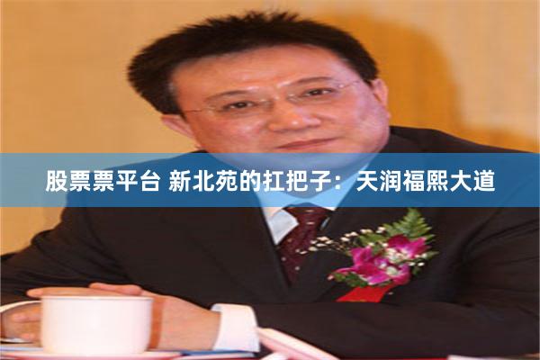 股票票平台 新北苑的扛把子：天润福熙大道
