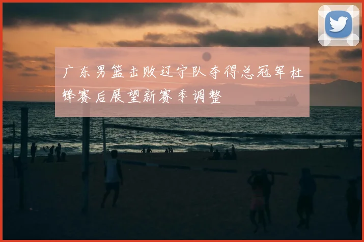 广东男篮击败辽宁队夺得总冠军杜锋赛后展望新赛季调整
