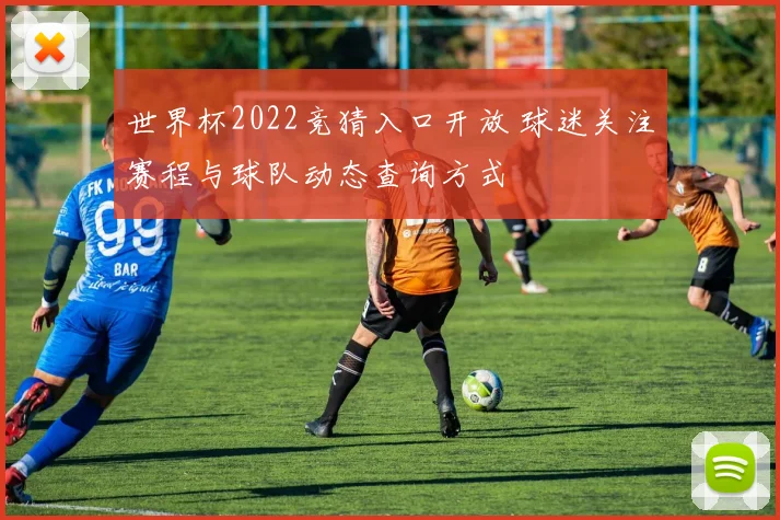 世界杯2022竞猜入口开放 球迷关注赛程与球队动态查询方式